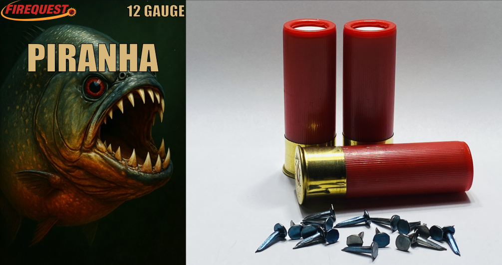 12 Gauge Piranha - 3 Round Pack