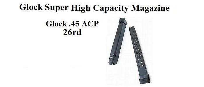 glock 45 acp extended magazine