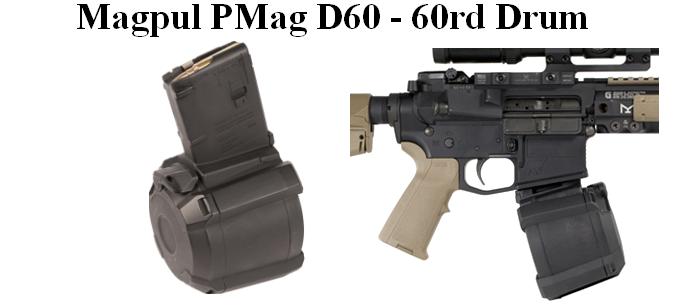 Magpul PMag D60 - 60rd Drum for AR-15. 