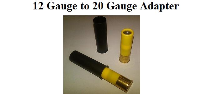 12 Gauge to 20 Gauge Chamber Adapter reducer insert 