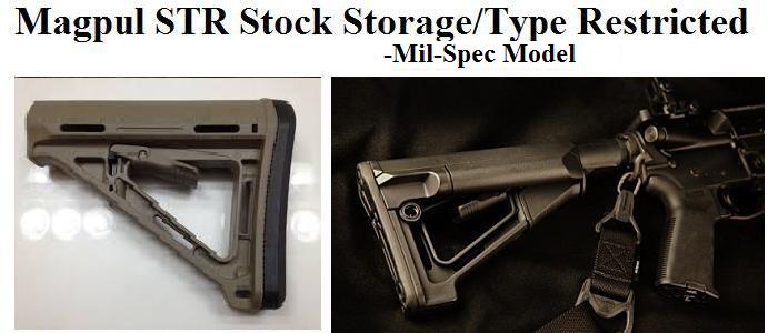 $75.99. Magpul STR Storage/Type Restricted Stock - OD Green, Mil-Spec Model...