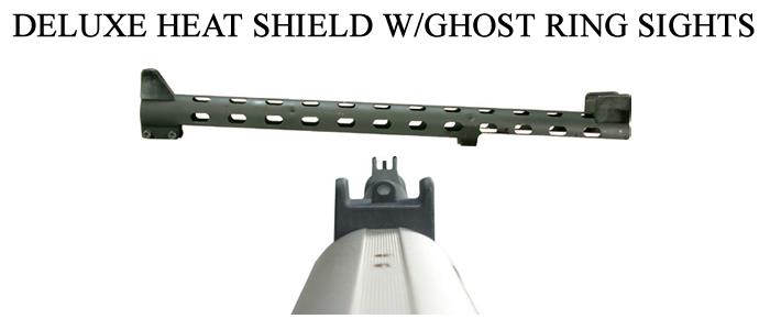 Deluxe Heat Shield With Ghost Ring Sights