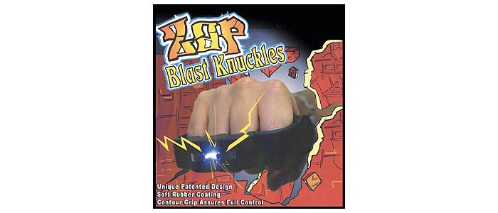 Zap Blast Knuckles Stun GunThe Feel Of Brass Knuckles...The Power Of Lightening!