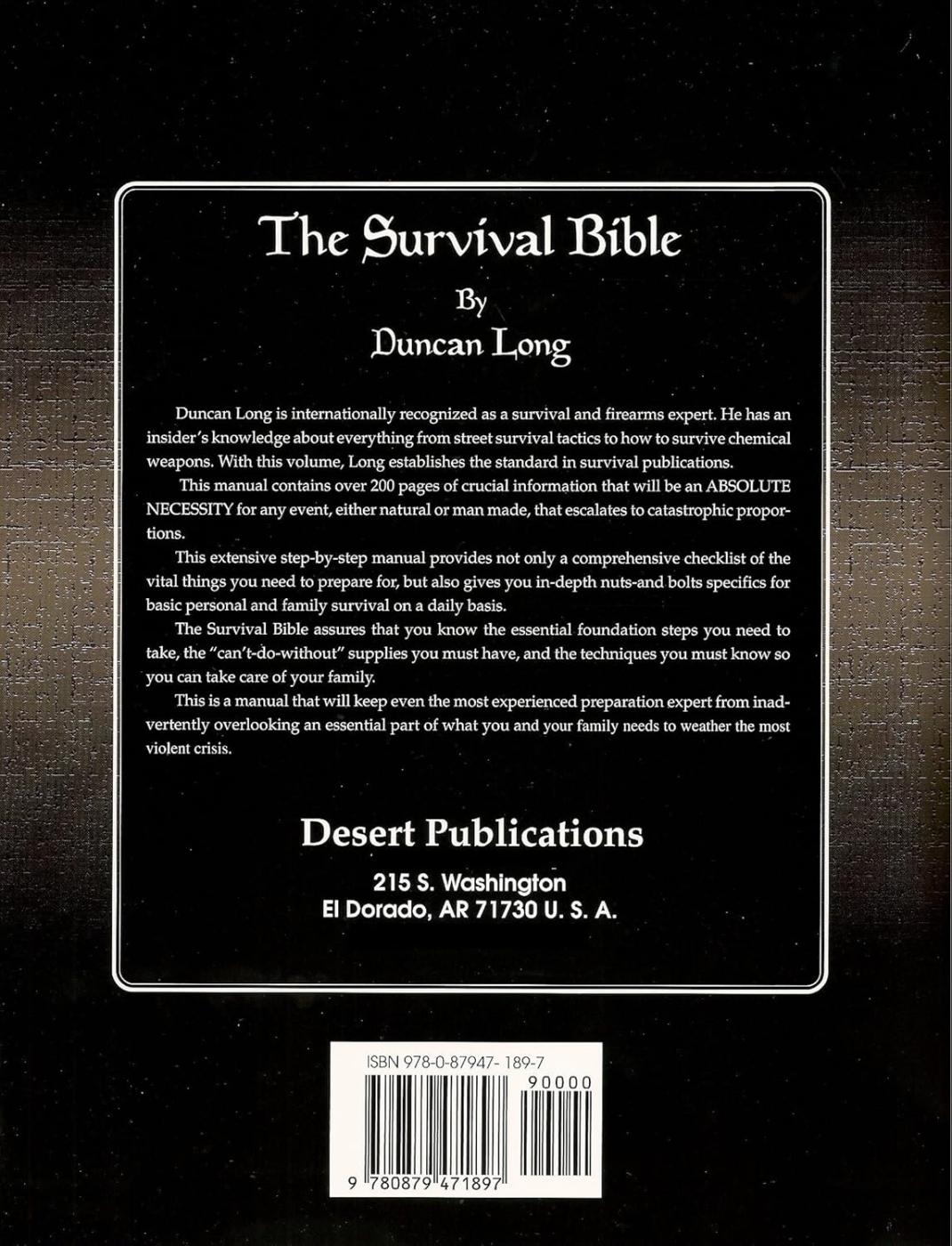 The Survival Bible by Duncan Long