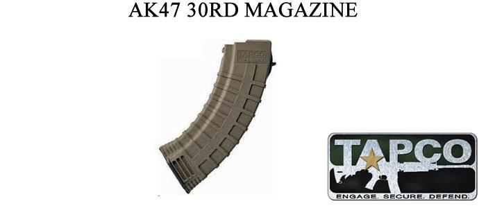 AK47 30Rd Magazine In Dark Earth