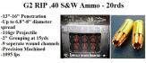 40 S&W RIP Ammo - 20rds