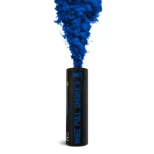 Wire Pull Smoke Grenade - Blue