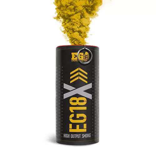 High Output Wire Pull Smoke Grenade - Yellow