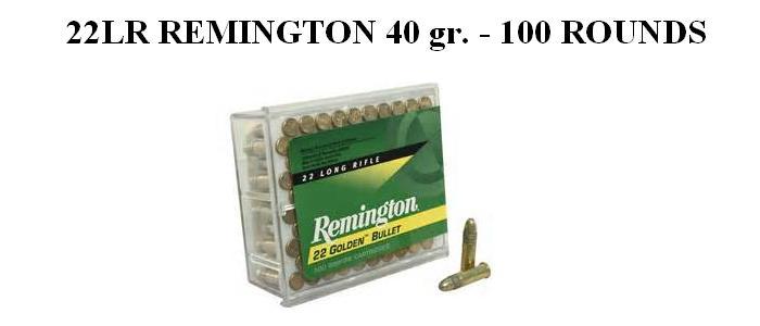 22LR Remington Golden Bullet, 40gr - 100rds
