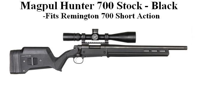Magpul Hunter 700 Stock - Remington 700 Short Action - Black