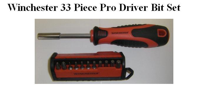 Winchester 33 Piece Pro Driver Bit Set