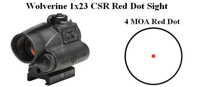 Wolverine 1x23 CSR Red Dot Sight