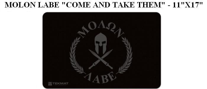 MOLON LABE "Come and Take Them" Cleaning Mat - 11"x17"