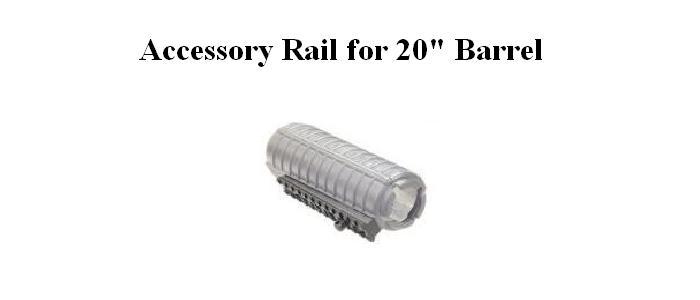 Handguard Accessory Rail for Standard Handguard, 20" barrel