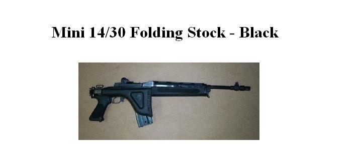 Mini-14/30 Side Folding Stock Blued