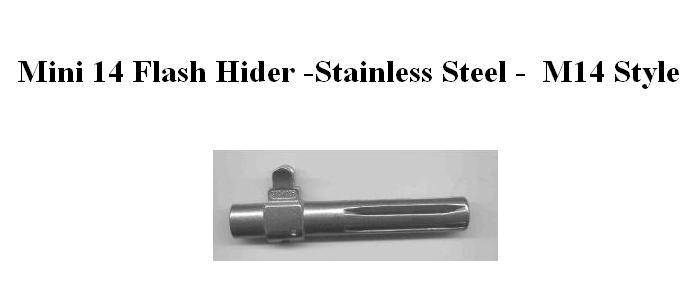 Mini-14 M14 Style Flash Hider - Stainless