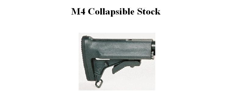 M4 Collapsible Stock In Black by Choate