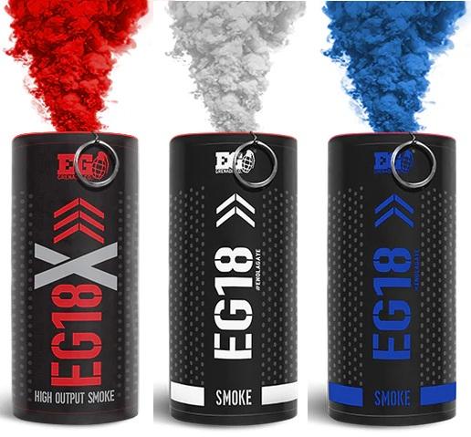 High Output Wire Pull Smoke Grenade Special - Red, White, and Blue Pack