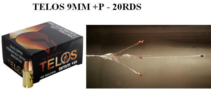 G2 Research TELOS 9MM +P 92 Grain - 20Rds