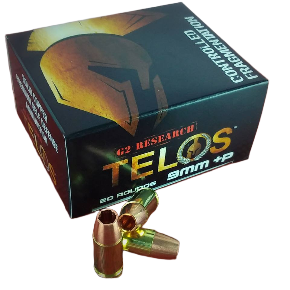 G2 Research TELOS 9MM +P 92 Grain - 20Rds