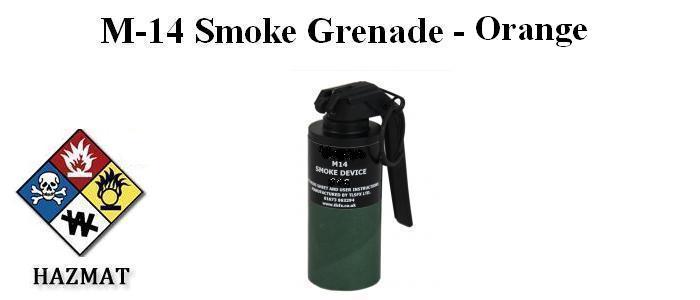 M-14 Smoke Grenade - Orange