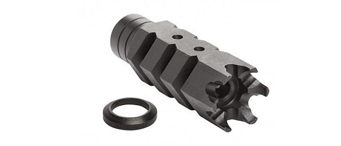 AR-15 Steel Shark Muzzle Brake, 5.56/.223