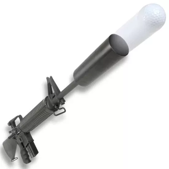 AR-15 Golf Ball Launcher