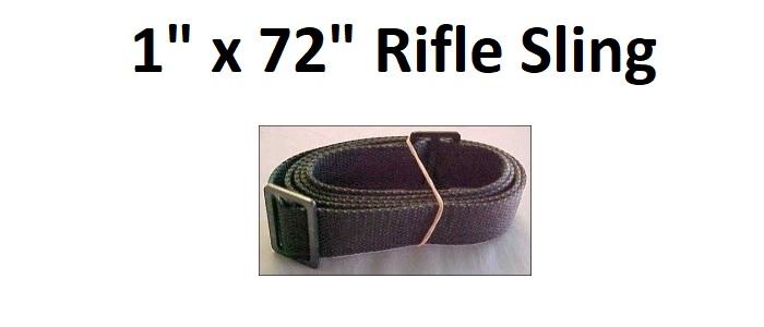 Rifle Sling 1" x 72" Extra Long