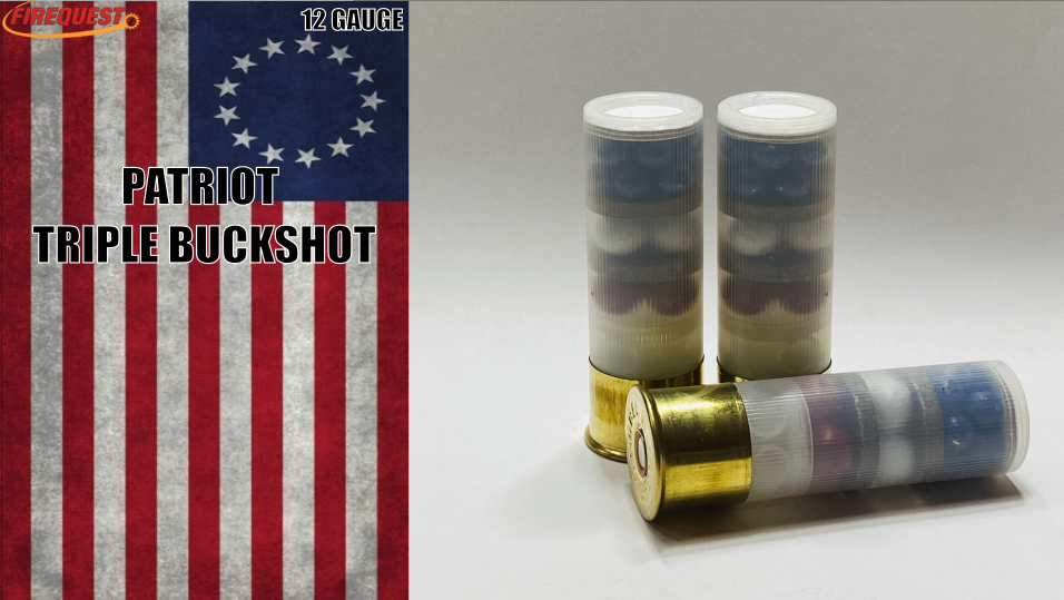 12 GA Patriot Rounds - 3 Rds Per Package