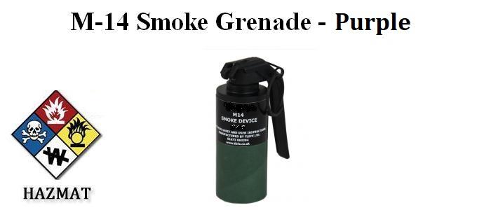 M-14 Smoke Grenade - Purple