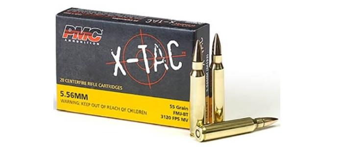 5.56 PMC X-Tac 55 Grain FMJ Ammo - 20rds
