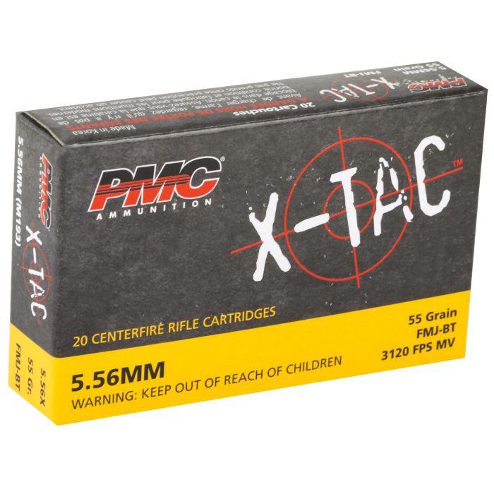 5.56 PMC X-Tac 55 Grain FMJ Ammo - 20rds