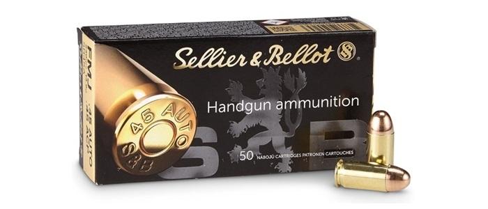 45ACP Sellier & Bellot 230 grain FMJ - 50rds