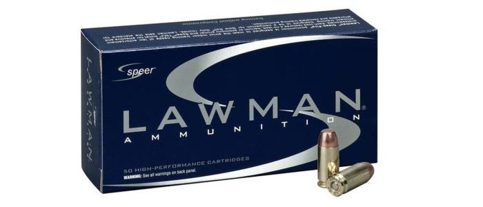 40 S&W, 180 Grain, CCI Speer Lawman TMJ, 50 Round Box