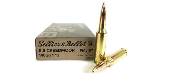 6.5 Creedmoor Sellier & Bellot 140 grain FMJ BT - 20rds