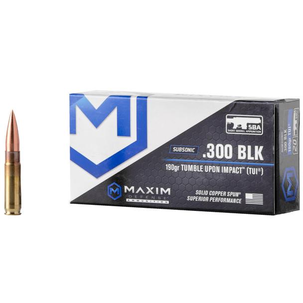 Maxim .300 BLK Subsonic 190gr 20rds