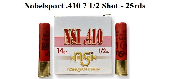 .410 Nobelsport 7 1/2 Shot - 25rds