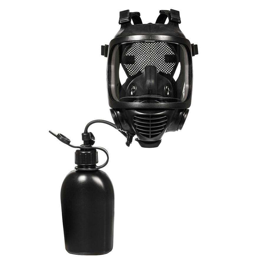 MIRA Safety CM-6M Tactical Gas Mask - Includes Pre-installed Hydration System & Canteen | Full-Face Respirator for CBRN Defense