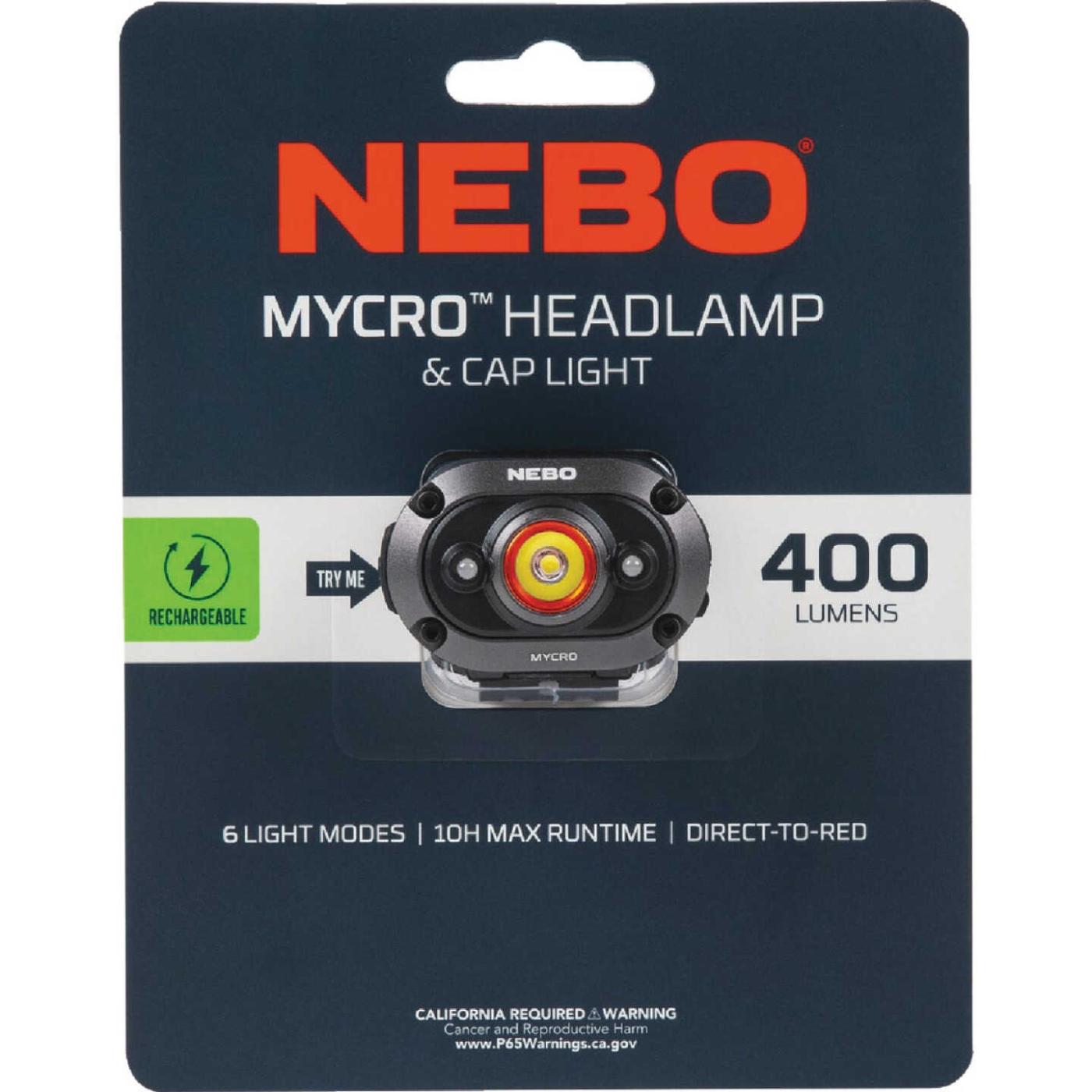 Nebo Mycro HEADLAMP & Cap Light - 400 Lumen
