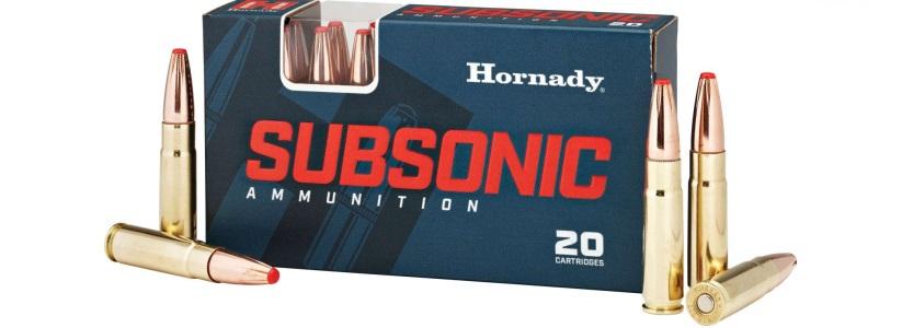 Hornady Subsonic 300 Blackout, 190 Grain, Sub-X - 20rds