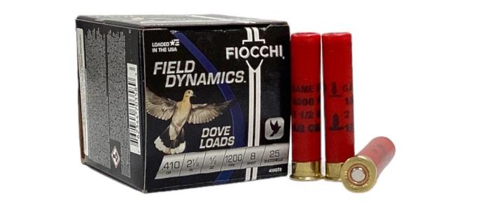 .410 Fiocchi 8 Shot Dove Loads - 25rds