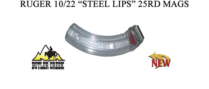 Ruger 10/22 Steel Lips 25Rd Magazine - Smoke
