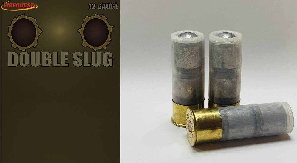 12 Gauge Double Slug - 3 Units Per Package