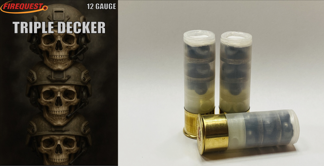 12 Gauge Triple Decker - 25 Round Pack