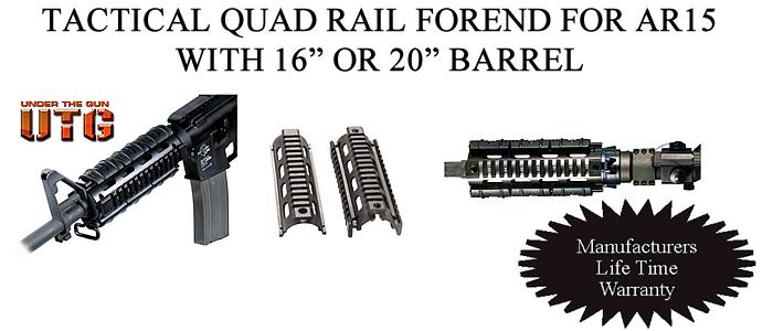 Tactical Quad Rail Forend (For 16 Barrel)