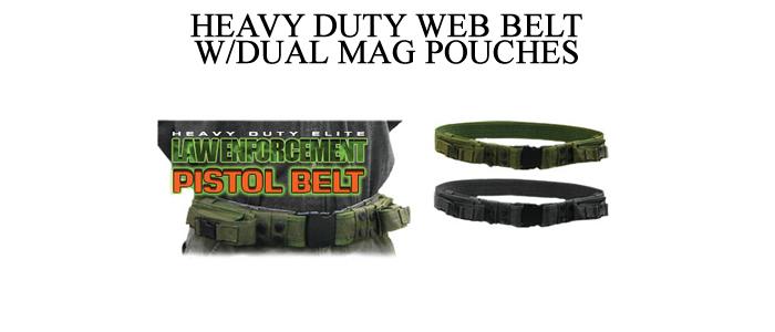 Black Web Belt