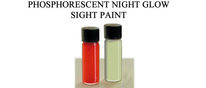 Phosphorescent Night Sight Paint