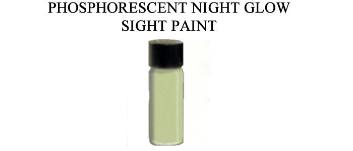 Phosphorescent Night Sight Paint