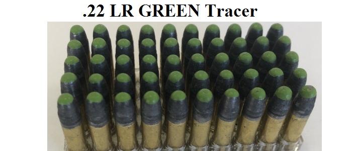 22LR Green Tracer Ammo-50rds