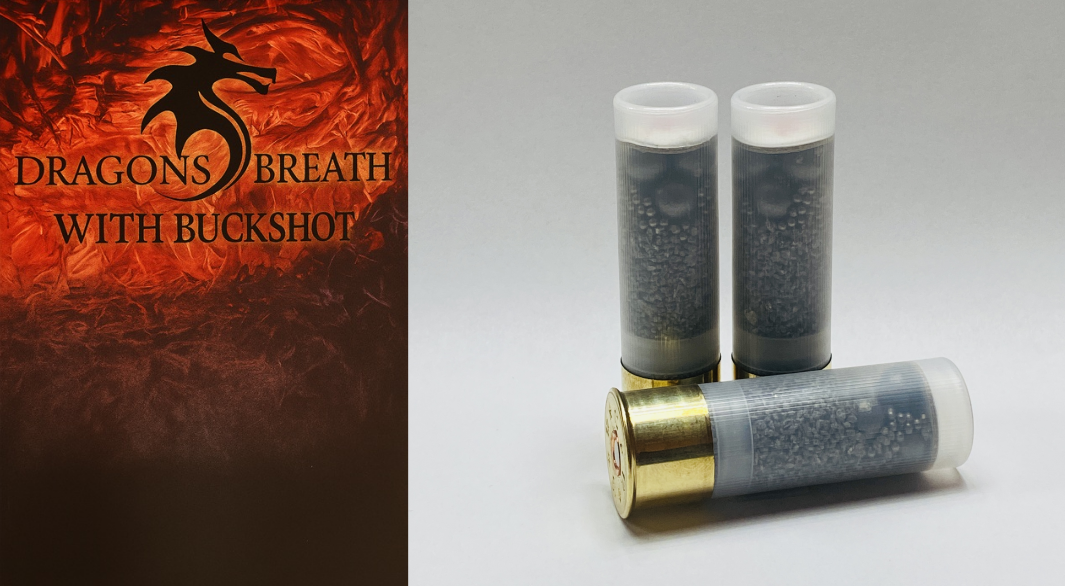 12 Gauge Dragons Breath With 00 Buck Shot - 3 Units Per Package